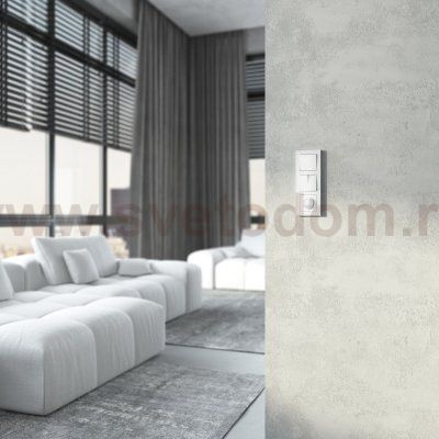 Рамка из поликарбоната на 3 поста Hammer белый W0032401