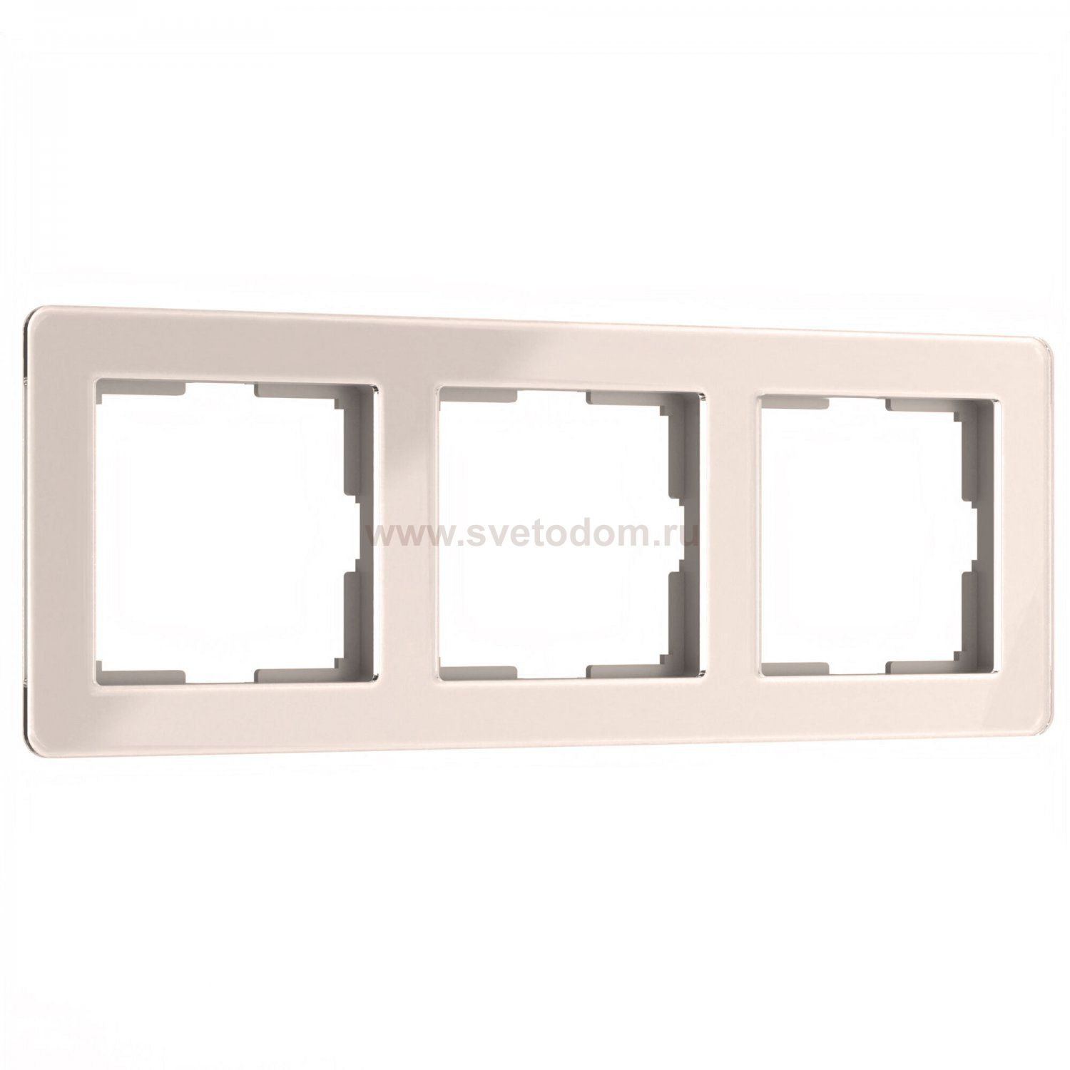 Рамка из акрила на 3 поста Acrylic айвори W0032743