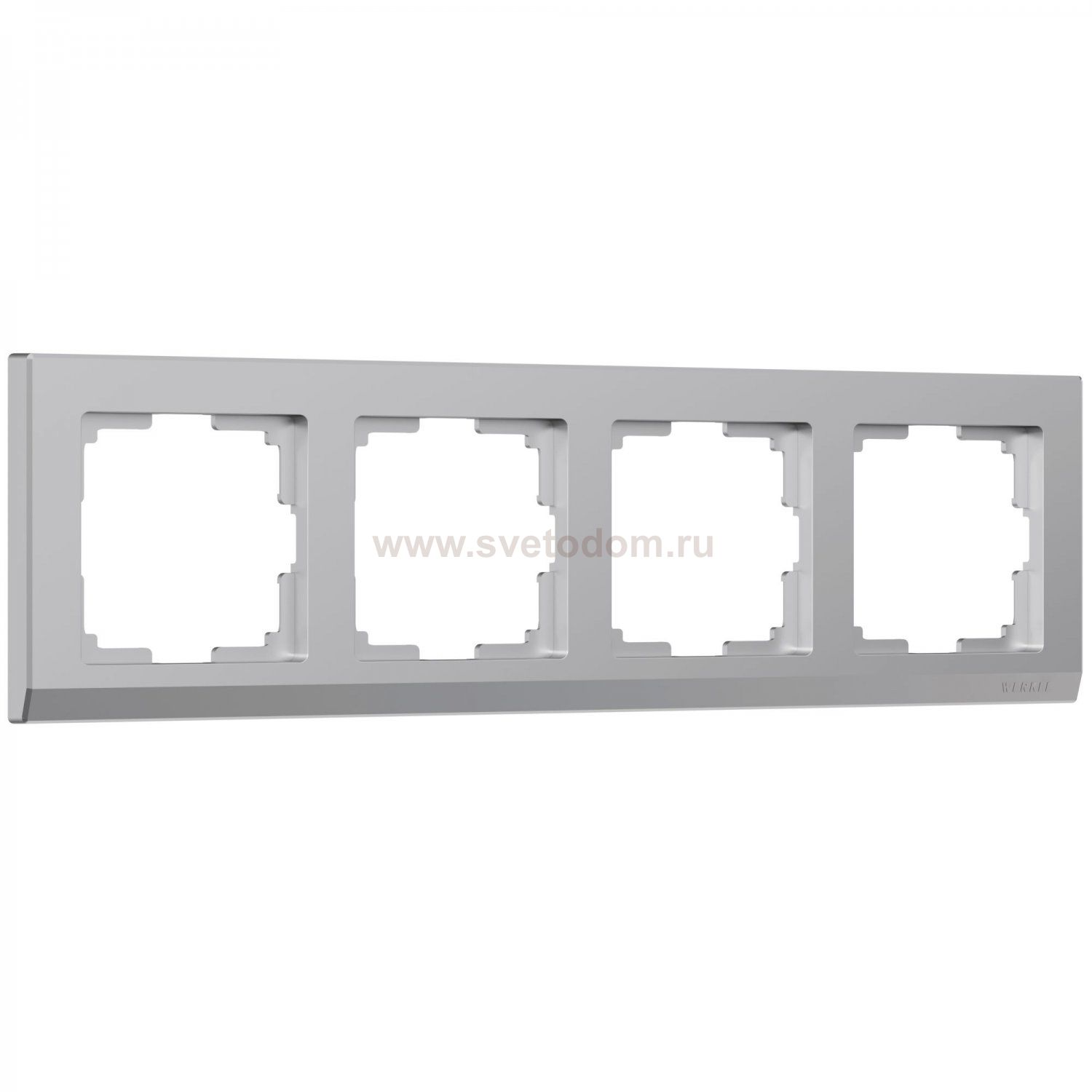 Рамка из поликарбоната на 4 поста Stark серебряный W0041806