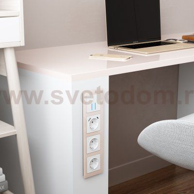 Рамка из акрила на 4 поста Acrylic айвори W0042743