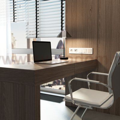 Рамка из поликарбоната на 5 постов Stark белый W0051801