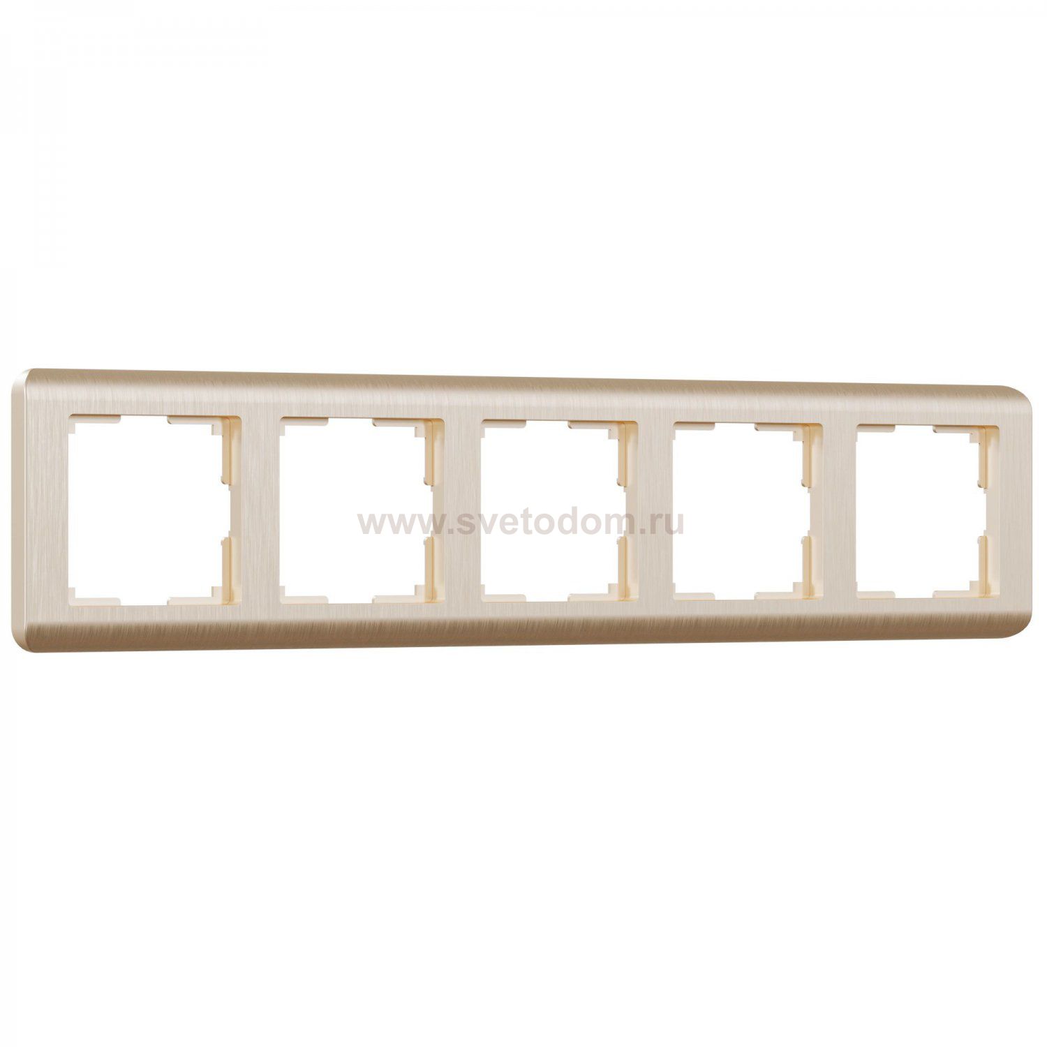 Рамка из поликарбоната на 5 постов Stream шампань W0052111