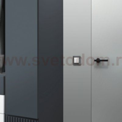 Выключатель одноклавишный (белый матовый) W1110061