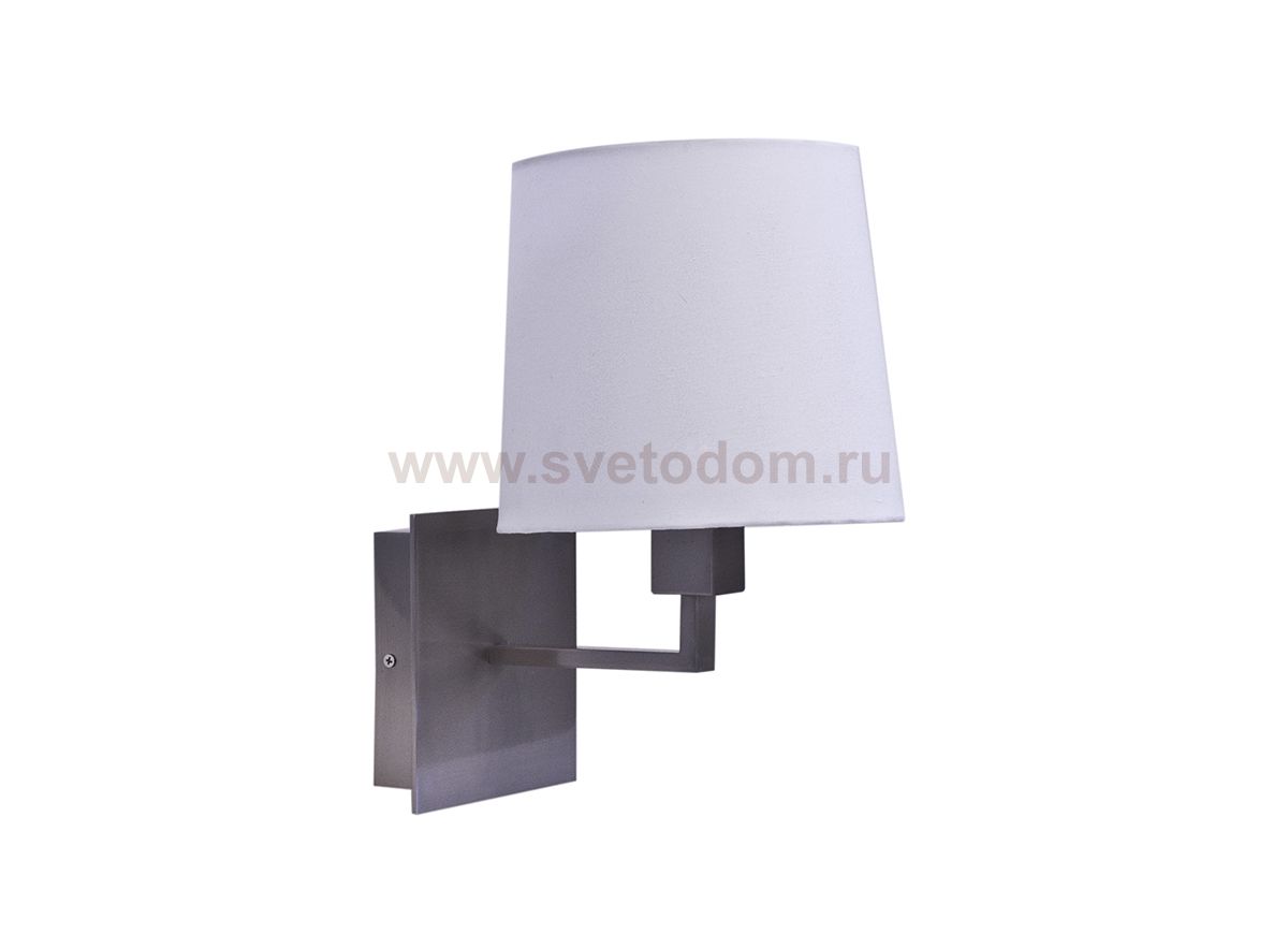 Donolux Бра, абажур бежевого цвета, шир 20 см, выс 35 см, вын 23 см, 1хЕ27 40W, цвет арматуры сатинированный никель