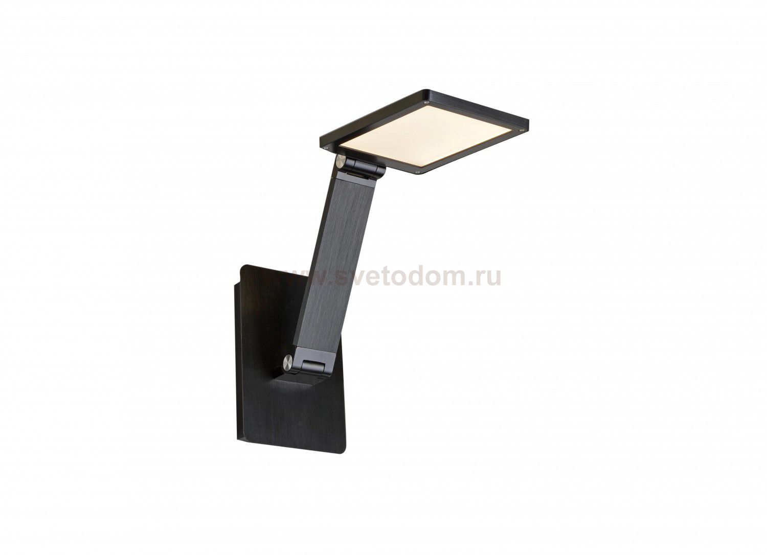 Donolux бра, 2х5 Ватт, 460 Lm, 3000К, черный анодированный алюминий. Габариты: 520х70х200 мм.