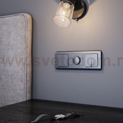 Клавиша для выключателя перекрестного (графит рифленый) W1119004