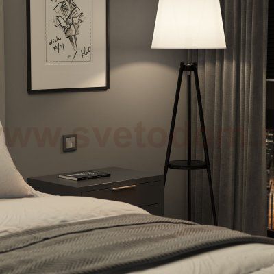 Выключатель двухклавишный проходной с подсветкой серебряный матовый W1122165