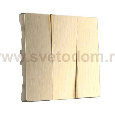 Набор клавиш для выключателя трехклавишного (шампань рифленый) W1139010