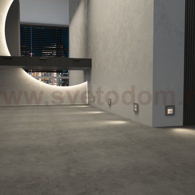 Встраиваемая LED подсветка (серебряный матовый) W1154165