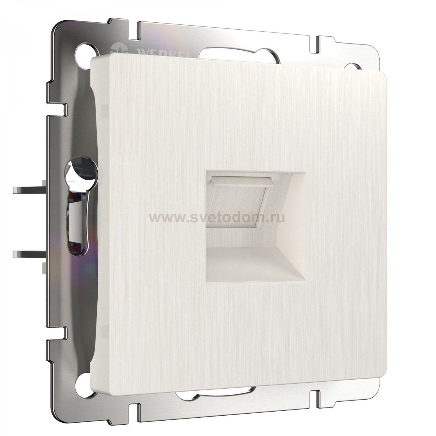 Розетка Ethernet RJ-45 (перламутровый рифленый) W1181013