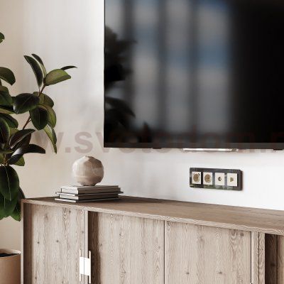 ТВ-розетка оконечная (айвори матовый) W1183062