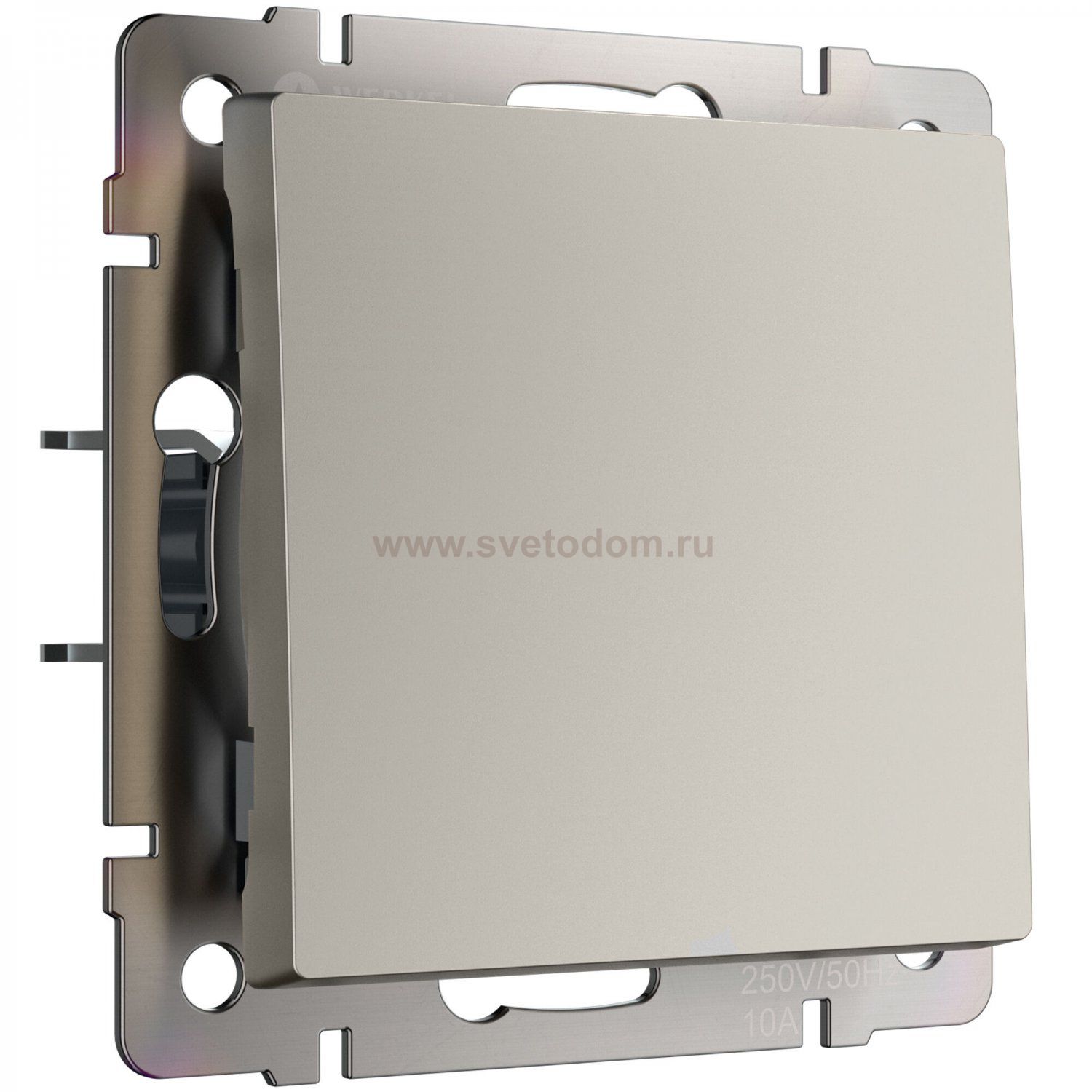 W1210004/ Выключатель одноклавишный (дымчатый) W1210004