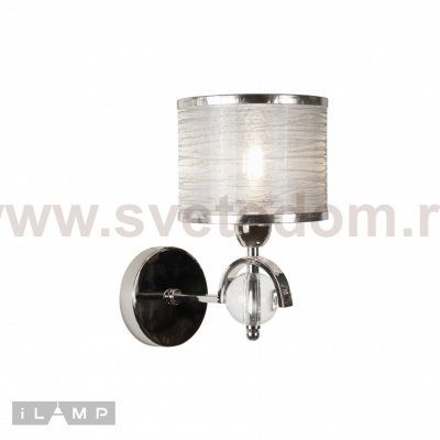 Настенный светильник iLamp Chelsea W2400-1 Nickel