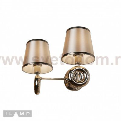Настенный светильник iLamp Brooklyn W2401-2 Nickel