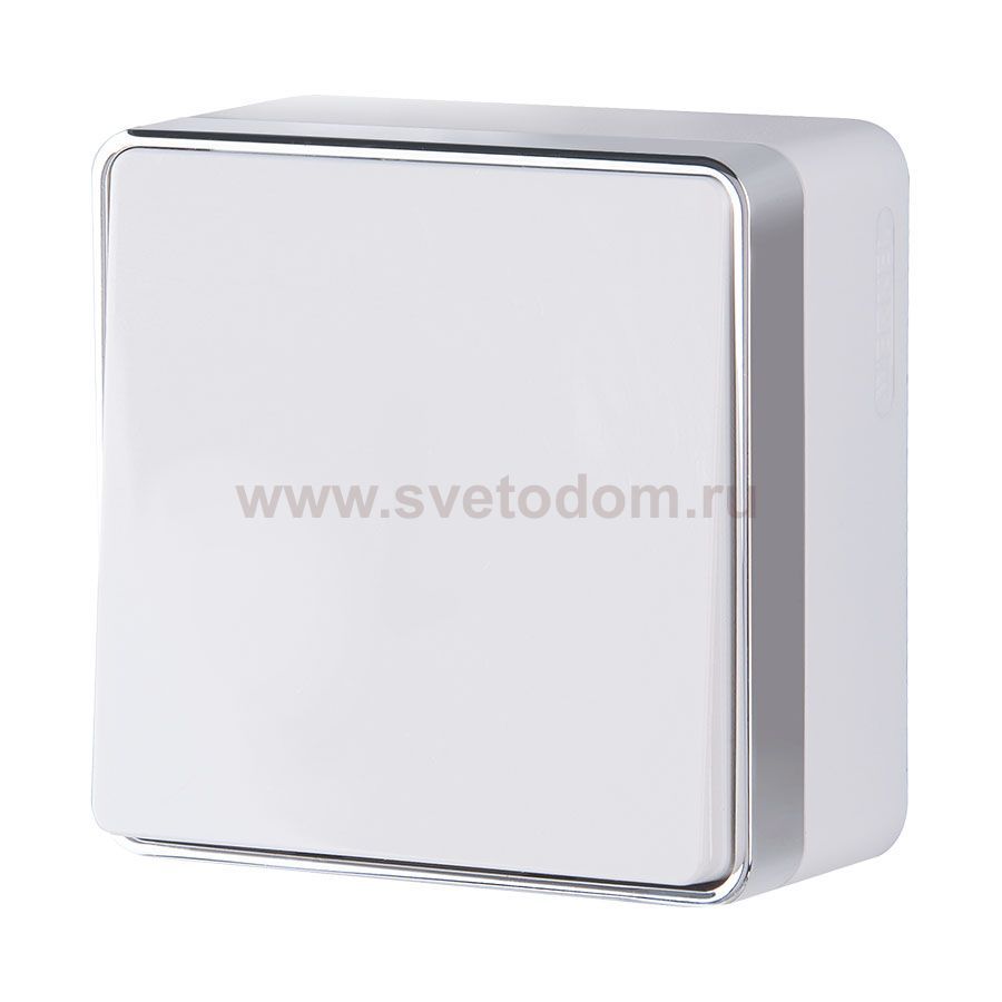 Выключатель одноклавишный Gallant белый W5010001