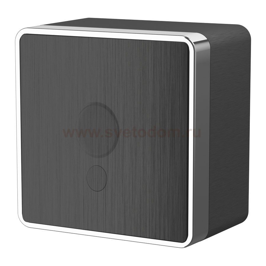 Вывод кабеля Gallant графит рифленый W5050204