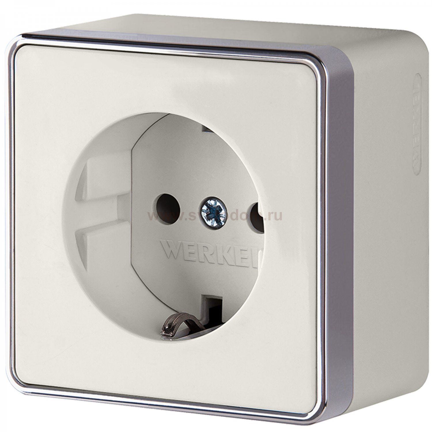 Розетка с заземлением Gallant слоновая кость W5071003