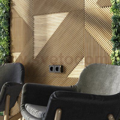 Розетка с заземлением Gallant черный/хром W5071035