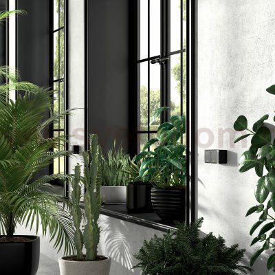 Розетка влагозащ. с зазем. с защит. крышкой и шторками Gallant черный/хром W5071235