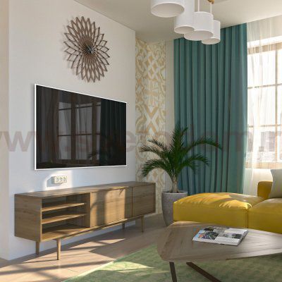 Розетка тройная с заземлением и шторками Gallant шампань рифленый W5073110