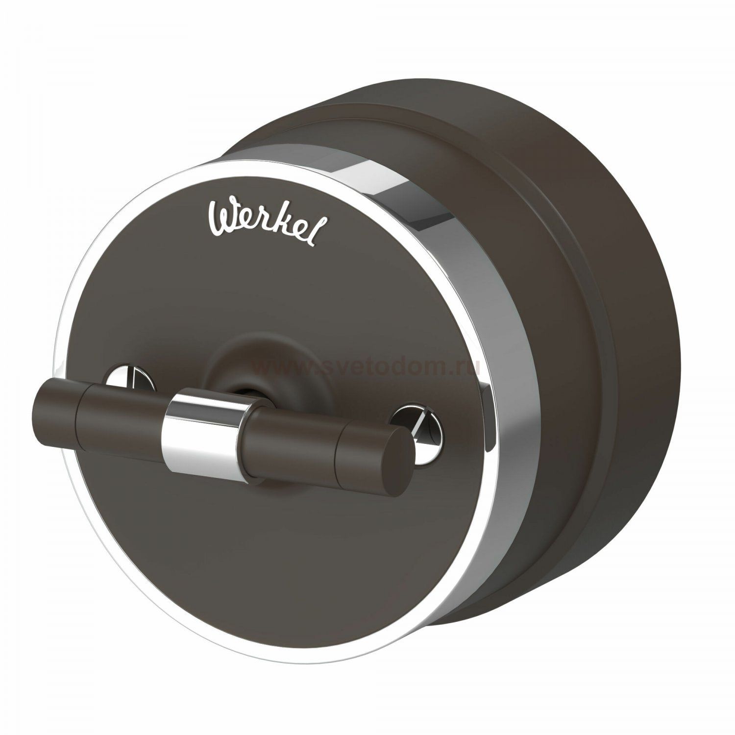 Переключатель/выключатель одноклавишный Vintage мокко матовый/хром W5812052