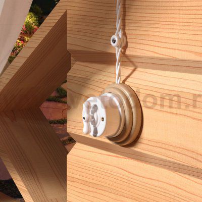 Ретро кабель витой 3х2,5 белый 20 м (под заказ) W6453301