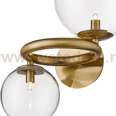 Настенный светильник Delight W68092-2 brass
