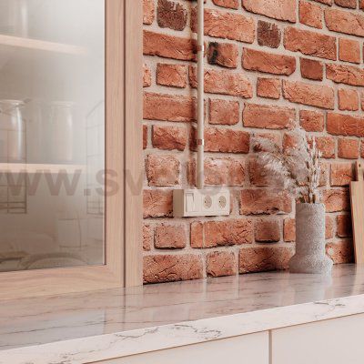 Коробка для накладного монтажа слоновая кость W8000003