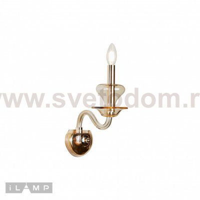 Настенный светильник iLamp Mercury W9448-1 Gold