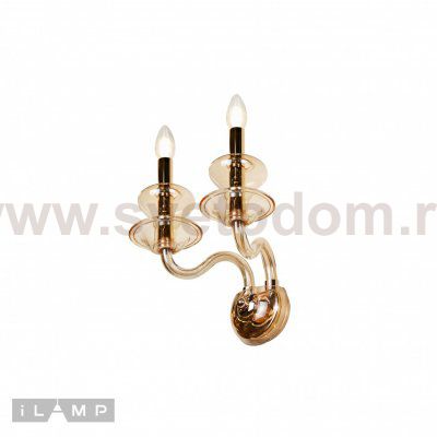 Настенный светильник iLamp Mercury W9448-2 Gold