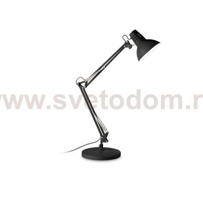 Ideal Lux WALLY TL1 TOTAL BLACK