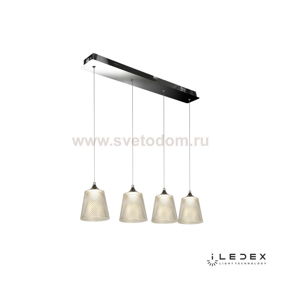 Подвесной светильник iLedex Flora WD8007-4 Хром