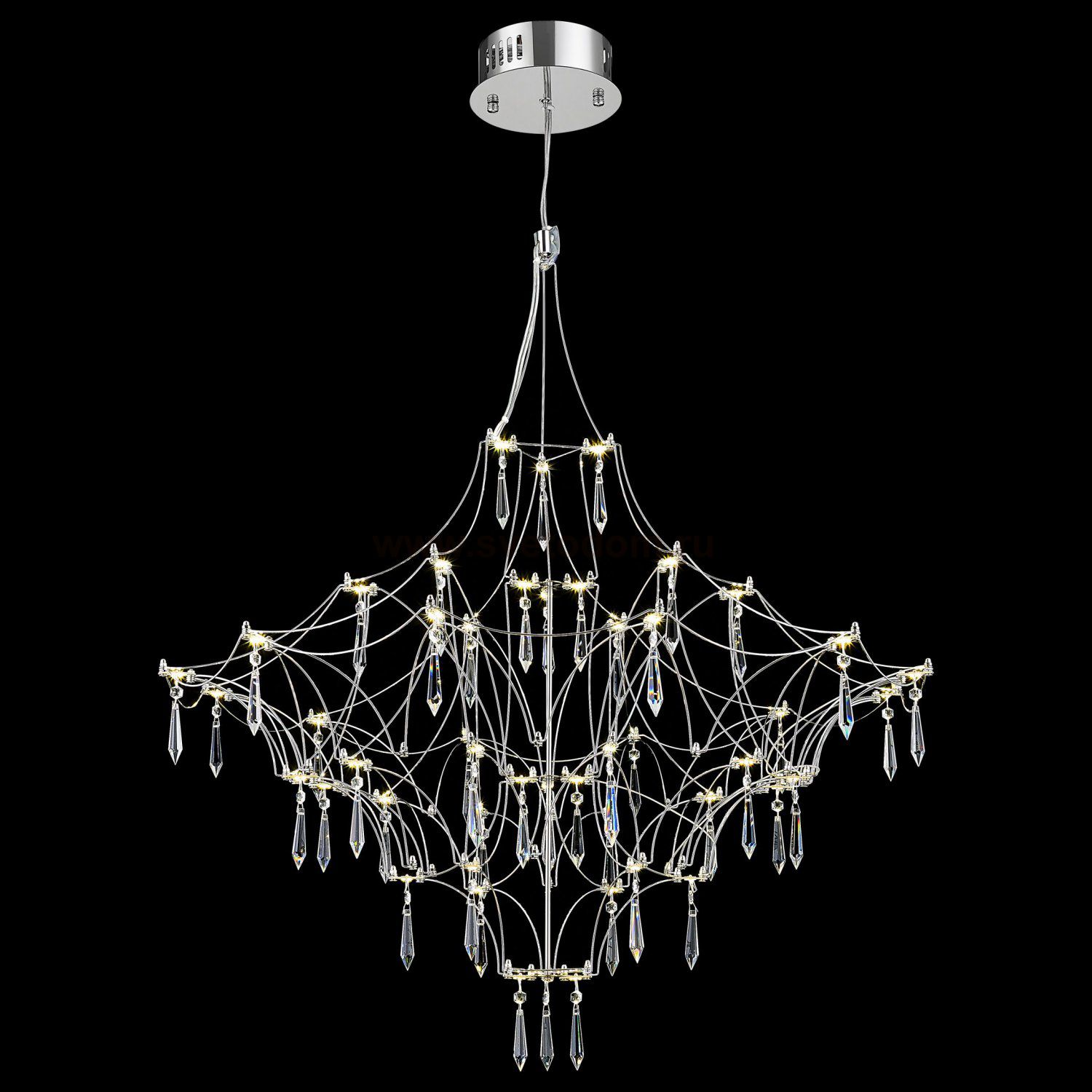 WE335.08.103 WERTMARK FEDELINA светильник подвесной, LED, 49x1W, 3000/4000/6000K