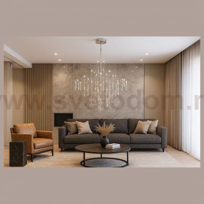 WE335.08.103 WERTMARK FEDELINA светильник подвесной, LED, 49x1W, 3000/4000/6000K