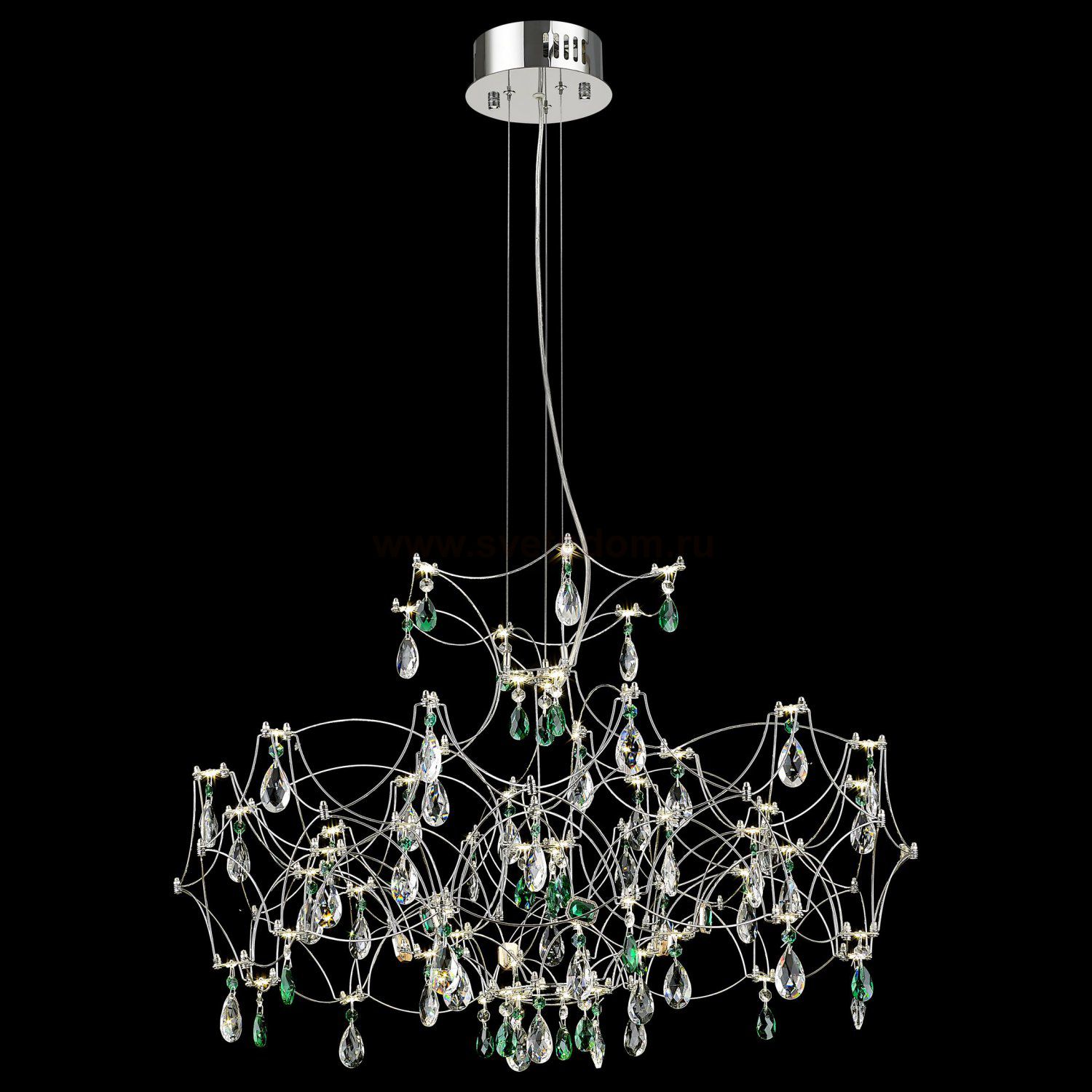 WE337.08.106 WERTMARK FEMERALDA светильник подвесной, LED, 80x1W, 3000K