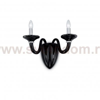 Светильник бра Ideal Lux WHITE LADY AP2 NERO