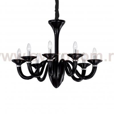 Люстра Ideal Lux WHITE LADY SP8 NERO