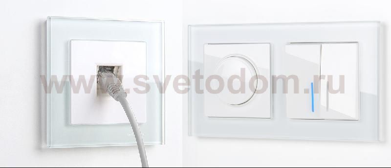 Диммер (белый) Werkel WL01-DM600