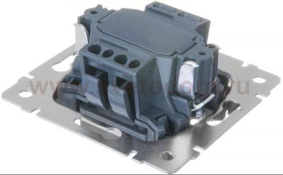 Розетка с заземлением (белая) WL01-SKG-01-IP20 Werkel