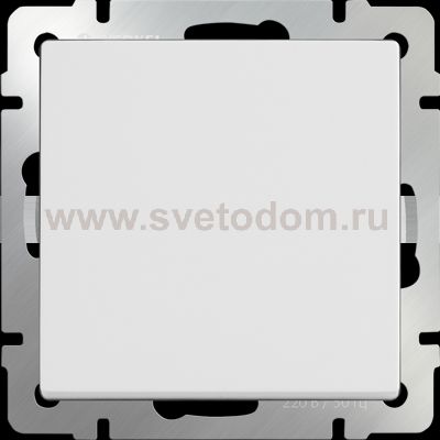 Перекрестный переключатель одноклавишный (белый) Werkel WL01-SW-1G-C