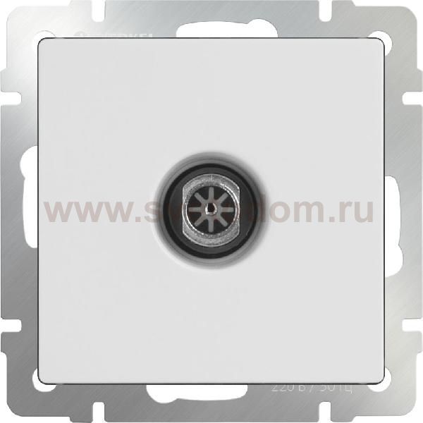 ТВ-розетка оконечная  (белая) Werkel WL01-TV
