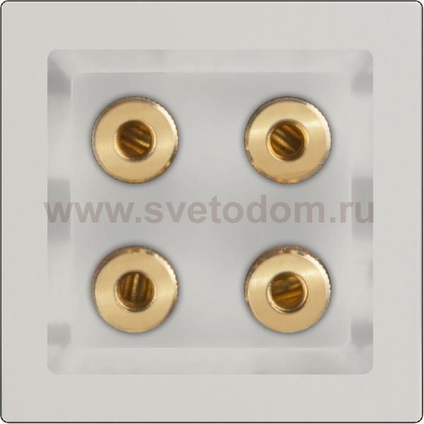 Акустическая розетка (слоновая кость) WL03-AUDIOx4 ivory Werkel