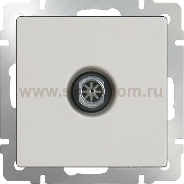 ТВ розетка оконечная  (слоновая кость) Werkel WL03-TV-ivory