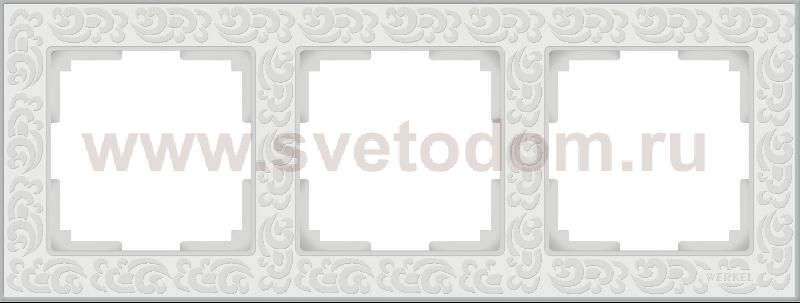 Рамка на 3 поста (белый) Werkel WL05-Frame-03-white