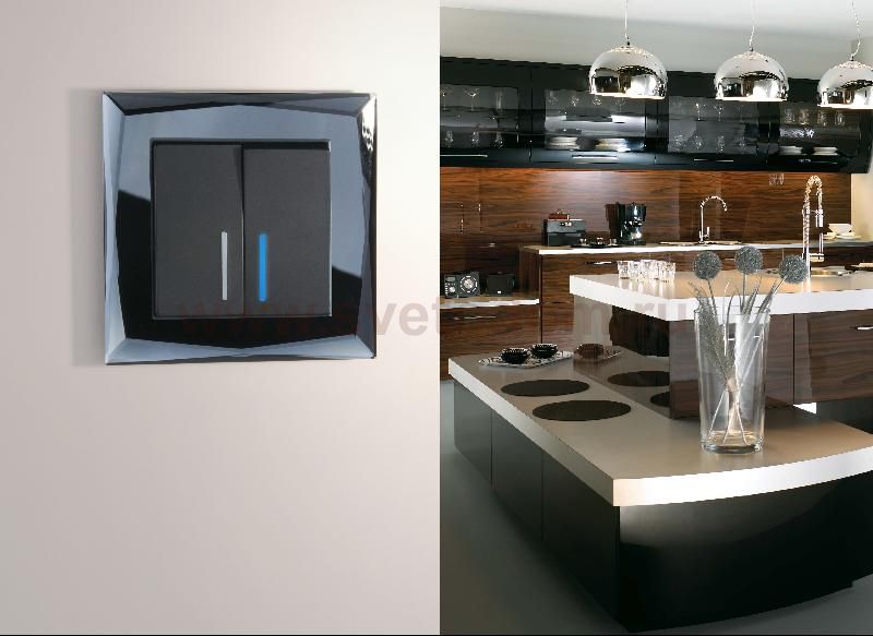 Рамка на 5 постов  (черный) WL08-Frame-05 Werkel