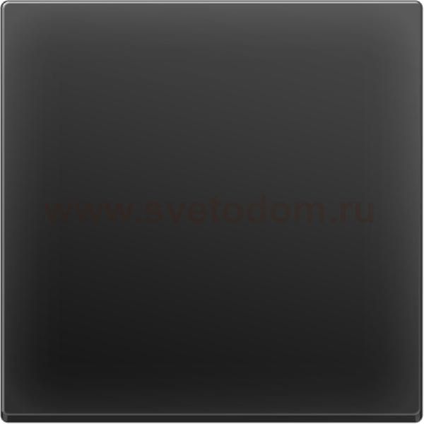 Выключатель одноклавишный проходной (черный матовый) WL08-SW-1G-2W Werkel