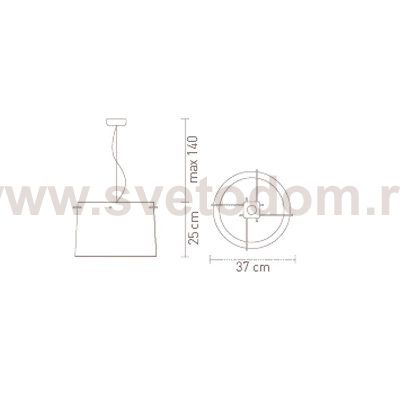 Подвесной светильник Slamp WOO77SOS0000A_000