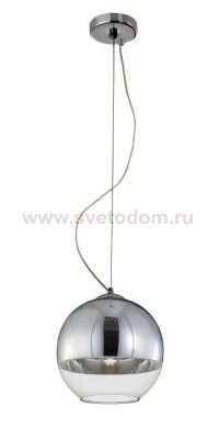 Светильник подвесной Crystal Lux WOODY SP1 D200 CHROME (3360/201)