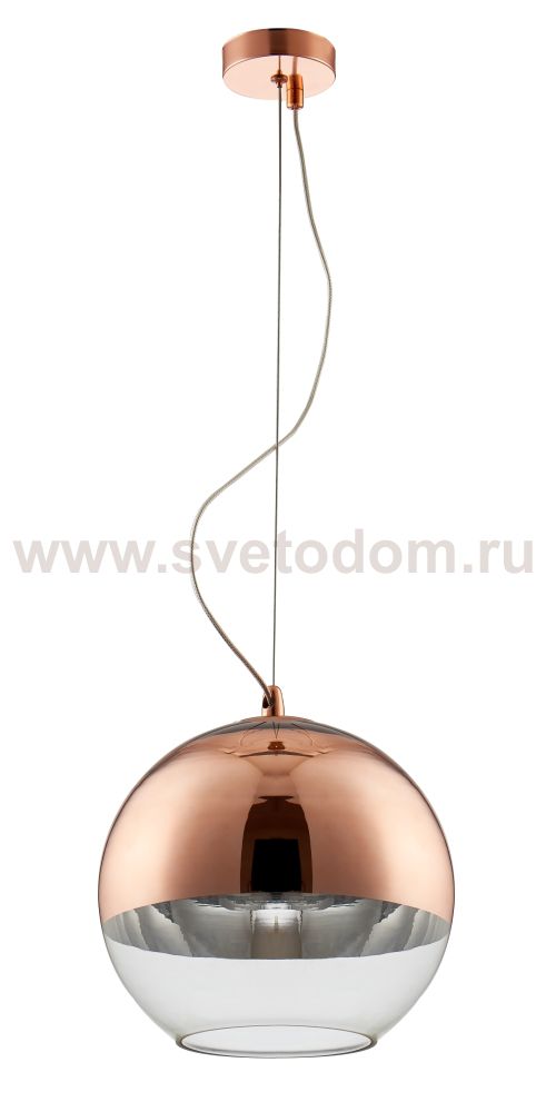 Светильник подвесной Crystal Lux WOODY SP1 D300 COPPER (3363/201)