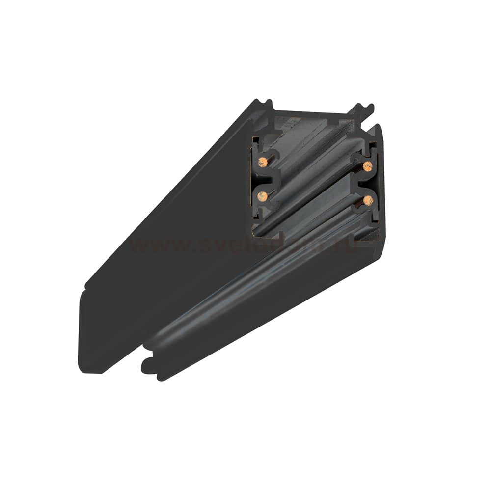 WSO-19B-2 black трехфазный шинопровод 2метра (две заглушки в комплекте) Italline